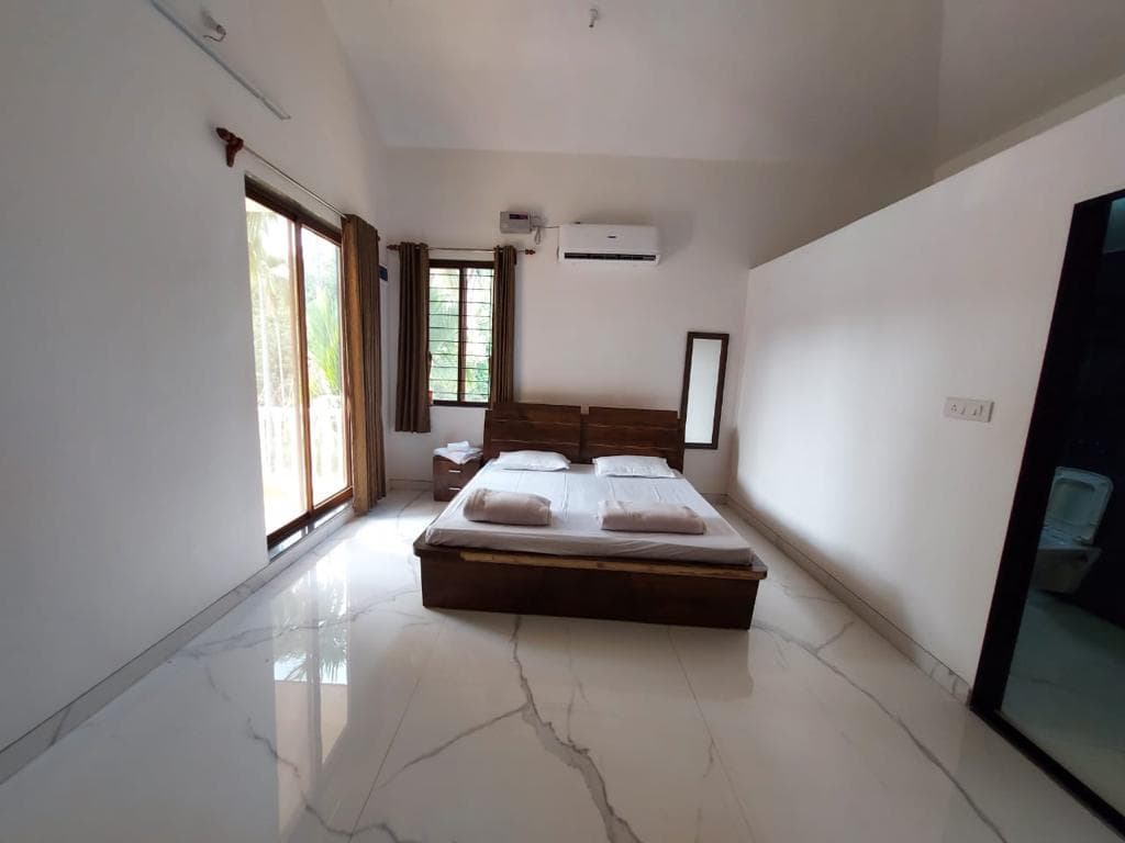 One of the bedrooms